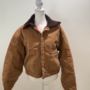 Custom Cropped Vintage Work Jacket